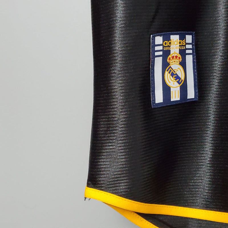 Camisa Real Madrid II 1999/01 Preta - Modelo Retrô