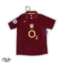 Camisa Retrô Arsenal I 2005/06 Vinho - Modelo Retrô