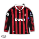 Camisa Milan Manga Longa I 2009/10 Listrada - Modelo Retrô