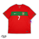 Camisa Seleção Portugal I 2010 Vermelha - Modelo Retrô