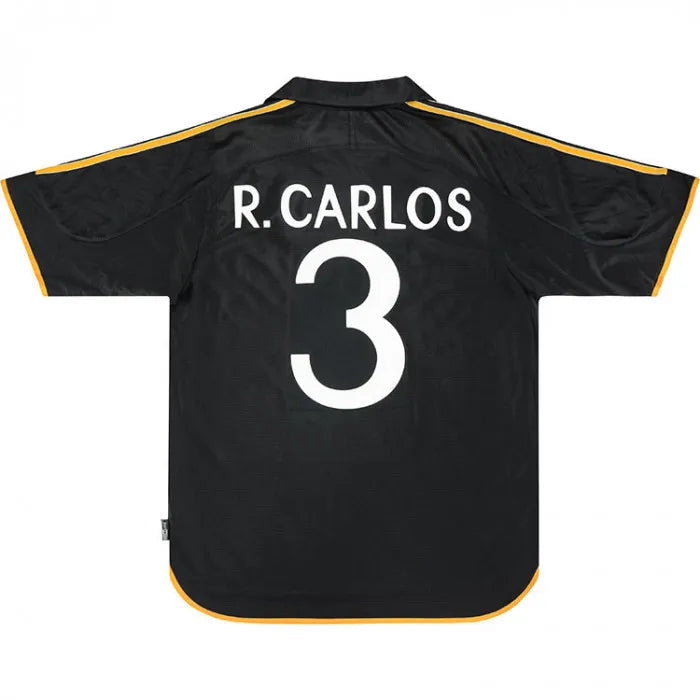 Camisa Real Madrid II 1999/01 Preta - Modelo Retrô