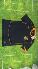 Camisa Corinthians Total 90 III 2025/26 - Preto+Laranja - Modelo Torcedor
