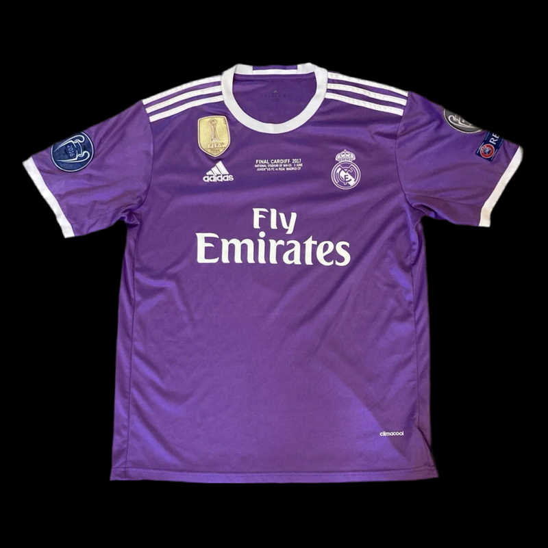 Camisa Real Madrid Roxa 2016/17 Masculina  - Modelo Retrô