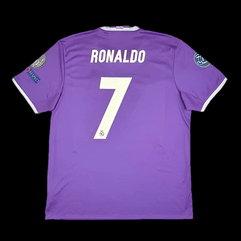 Camisa Real Madrid Roxa 2016/17 Masculina  - Modelo Retrô