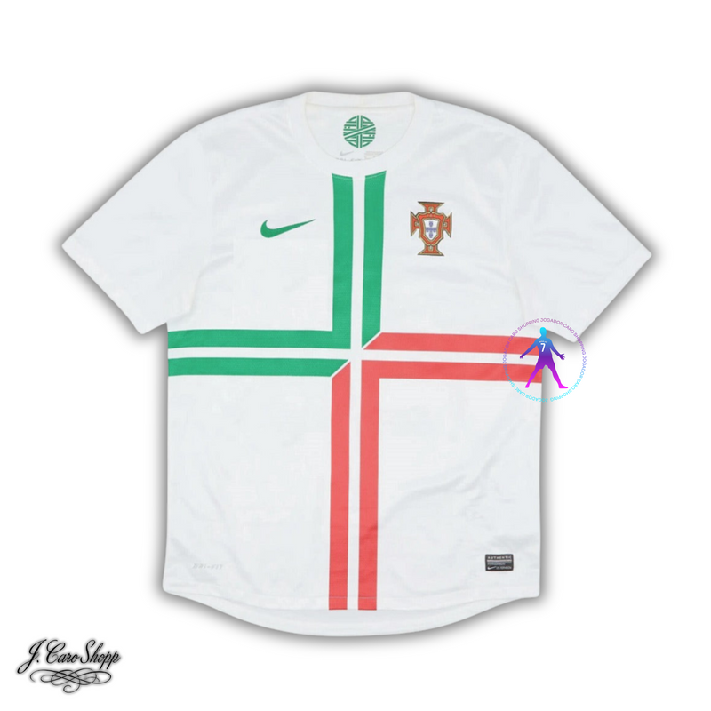 Camisa Seleção Portugal 2012/12 Branco - Modelo Retrô