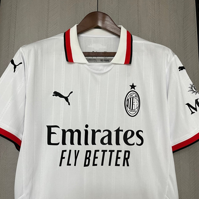Camisa Milan ll 2024/25 Branca - Modelo Torcedor