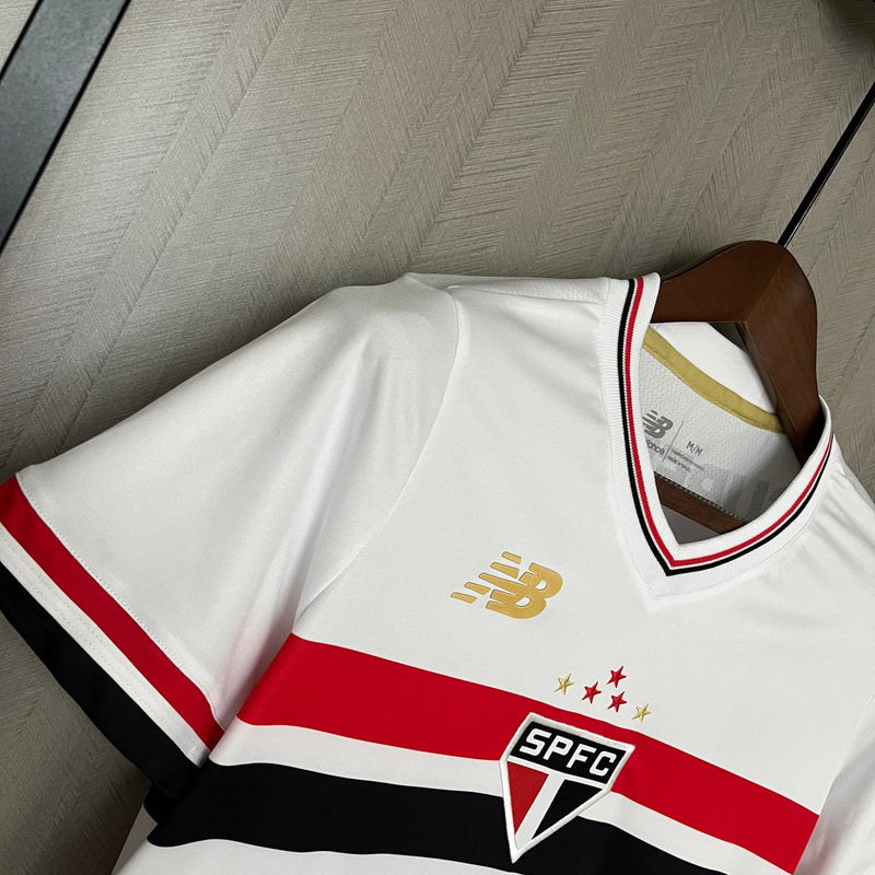 Camisa São Paulo 25/26 Torcedor Feminina Branca - Modelo Torcedor