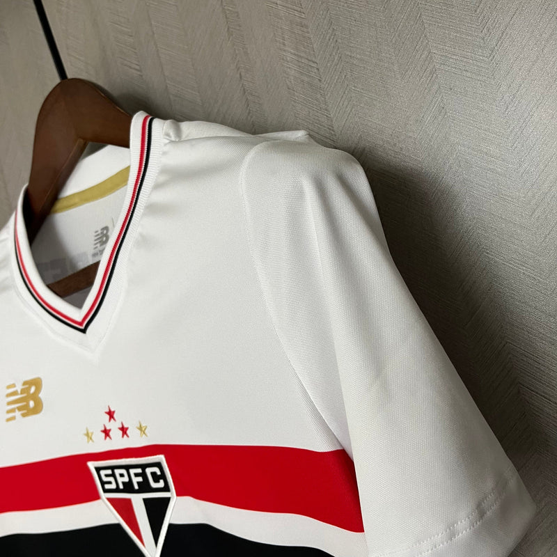 Camisa São Paulo 25/26 Torcedor Feminina Branca - Modelo Torcedor