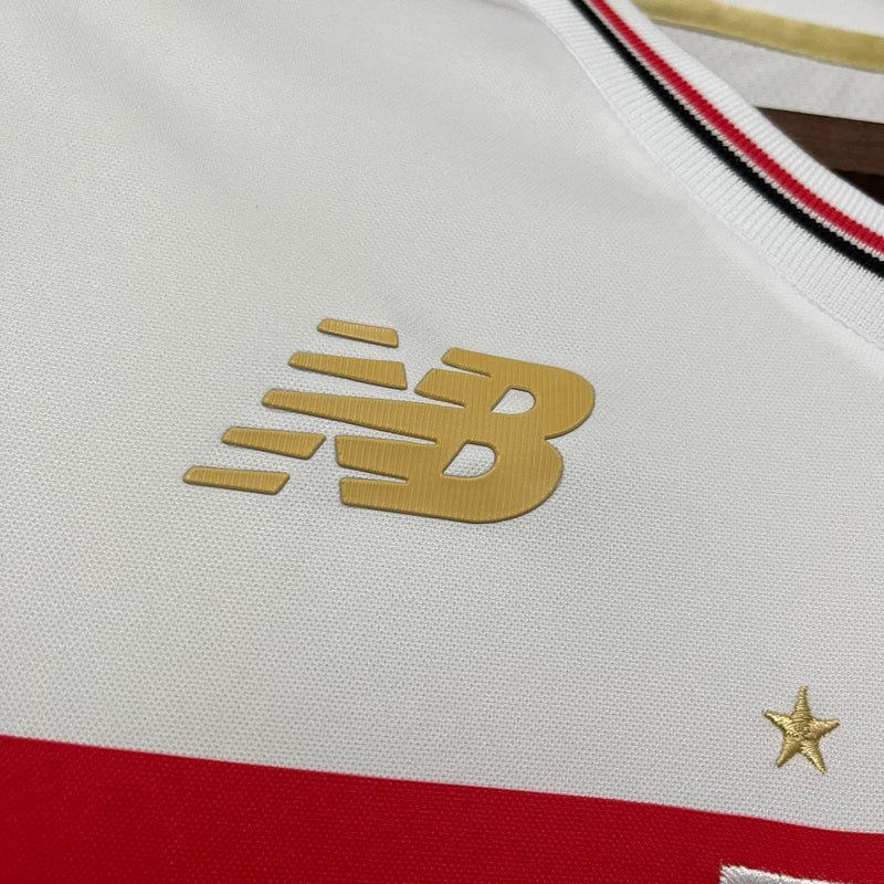 Camisa São Paulo 25/26 Torcedor Feminina Branca - Modelo Torcedor