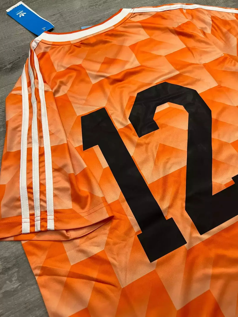 Camisa Seleção Holanda I 1988 Laranja - Modelo Retrô
