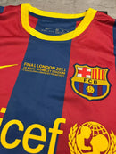 Camisa Retrô Barcelona I 2010/11 Grená - Modelo Retrô