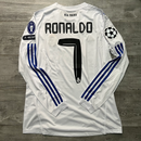 Camisa Retrô Real Madrid Manga Longa I 2010/11 Branca - Modelo Retrô