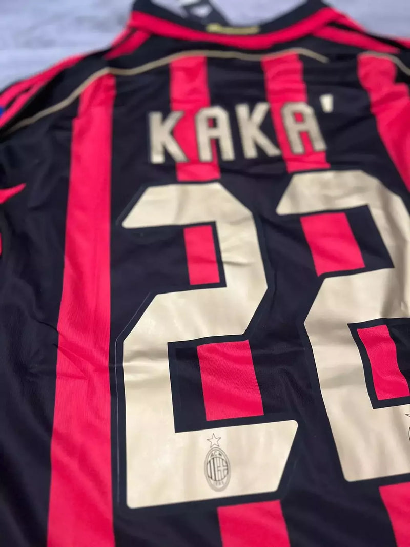 Camisa Milan Manga Longa I 2006/07 Listrada - Modelo Retrô