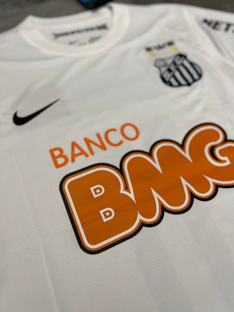 Camisa Santos 2011/12 Branca Masculina - Modelo Retrô