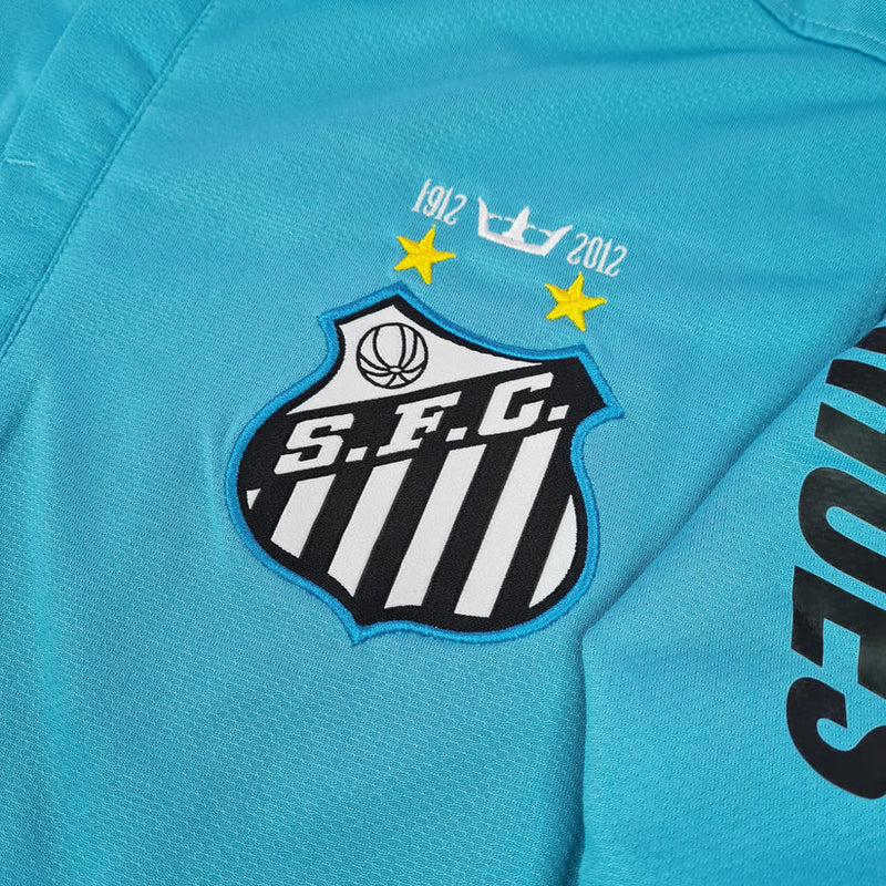 Camisa Santos 2012/13 Azul Masculina - Modelo Retrô