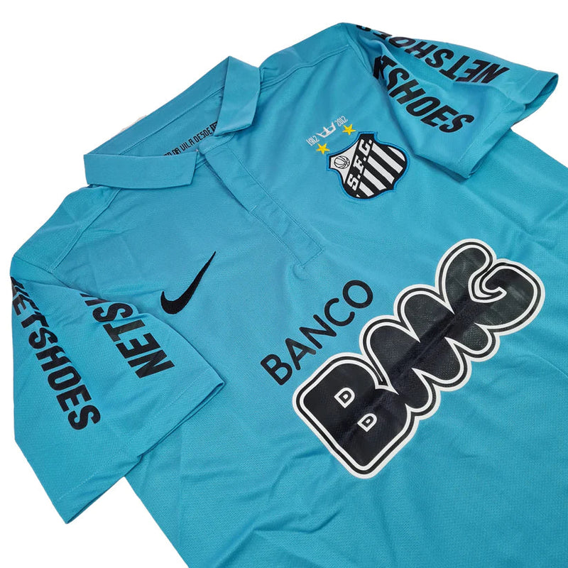 Camisa Santos 2012/13 Azul Masculina - Modelo Retrô