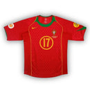 Camisa Seleção Portugal 2004 Vermelha - Modelo Retrô