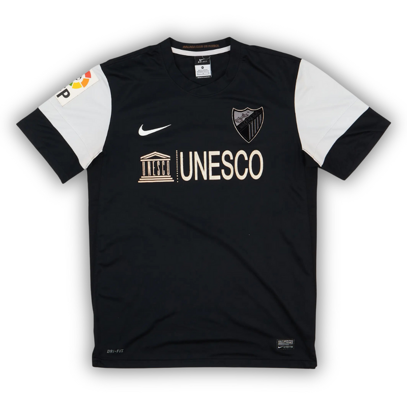 Camisa Málaga 2012/13 Preta - Modelo Retrô