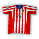 Camisa Atlético de Madrid 2004/05 Especial Homem Aranha Listrada - Modelo Retrô