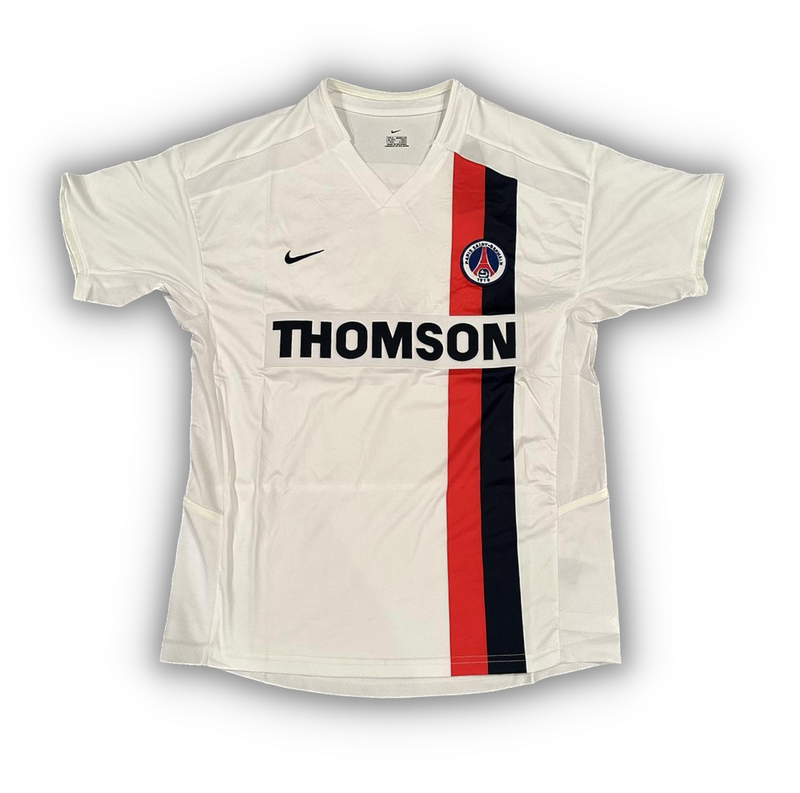 Camisa PSG 2002/03 Branca - Modelo Retrô