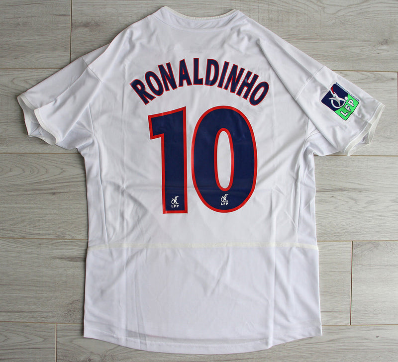 Camisa PSG 2002/03 Branca - Modelo Retrô