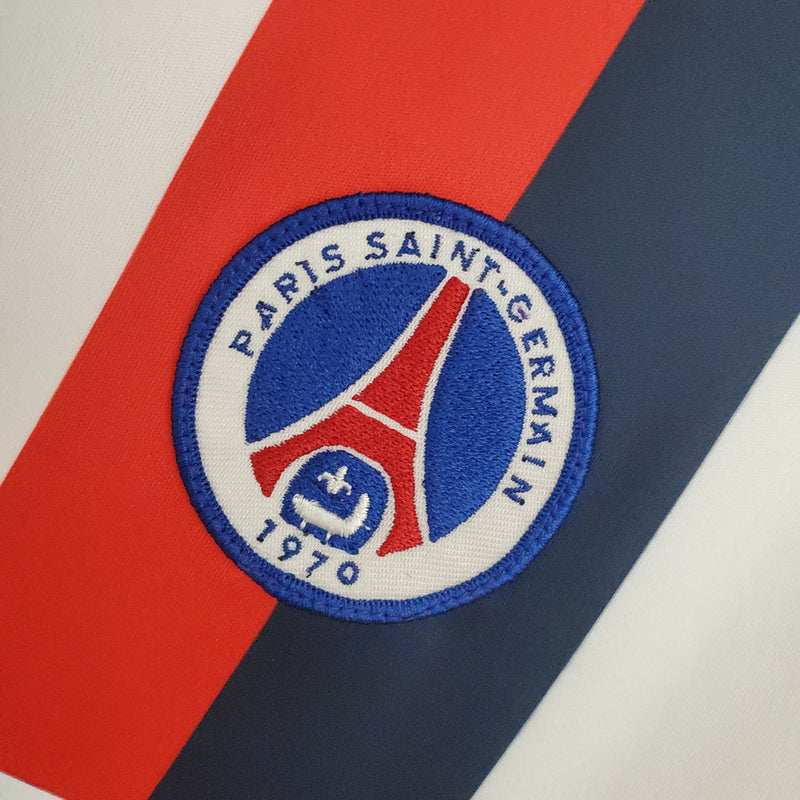 Camisa PSG 2002/03 Branca - Modelo Retrô