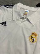 Camisa Real Madrid Manga Longa I 2001/02 Branca - Modelo Retrô