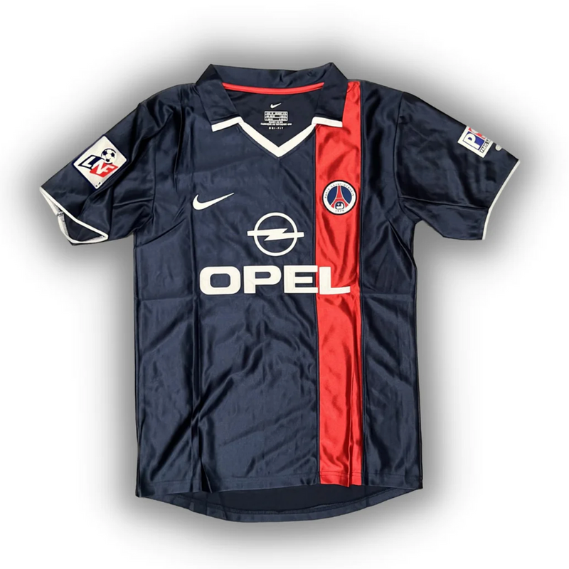 Camisa PSG 2001/02 Azul Escuro - Modelo Retrô