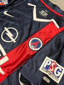 Camisa PSG 2001/02 Azul Escuro - Modelo Retrô