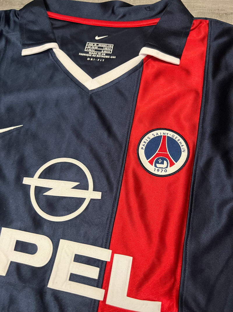 Camisa PSG 2001/02 Azul Escuro - Modelo Retrô