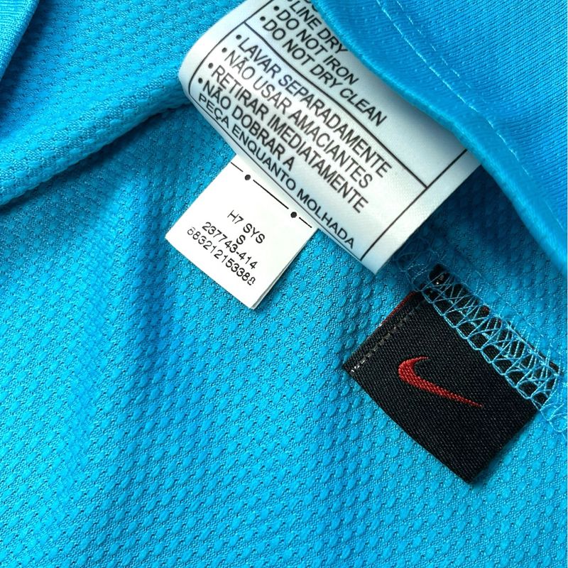 Camisa Barcelona II 2007/08 Azul - Modelo Retrô