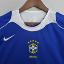 Camisa Seleção Brasil I 2004/06 Azul - Modelo Retrô