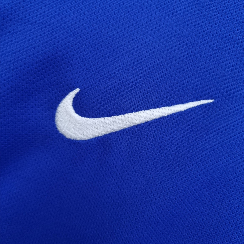 Camisa Seleção Brasil I 2004/06 Azul - Modelo Retrô