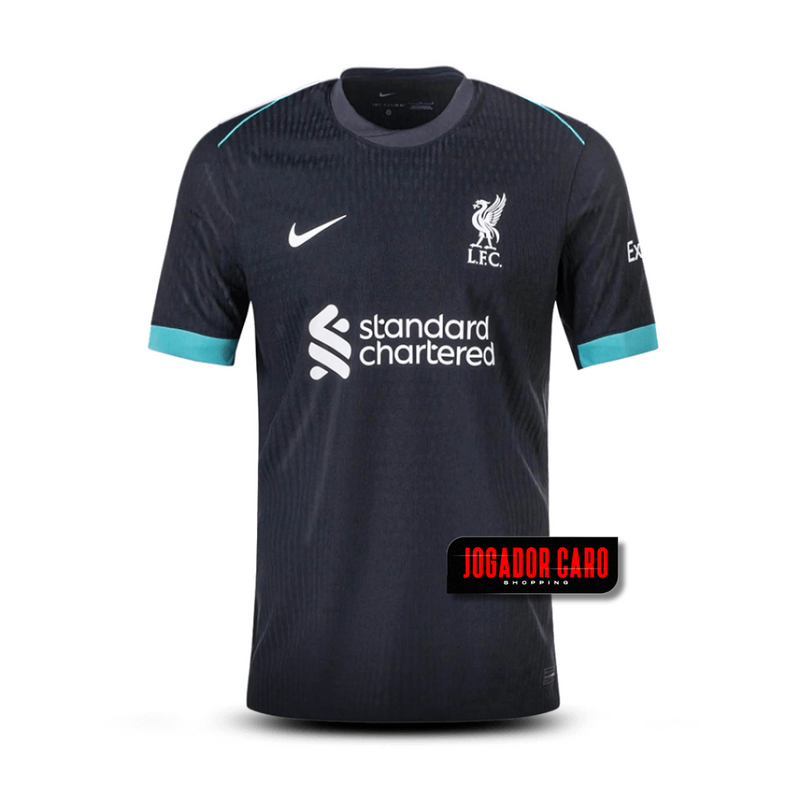 Camisa Liverpool Preta II 2024/25 Masculina - Modelo Torcedor