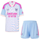 Conjunto Infantil Arsenal 2023/24 X Stella McCartney Azul - Modelo Torcedor