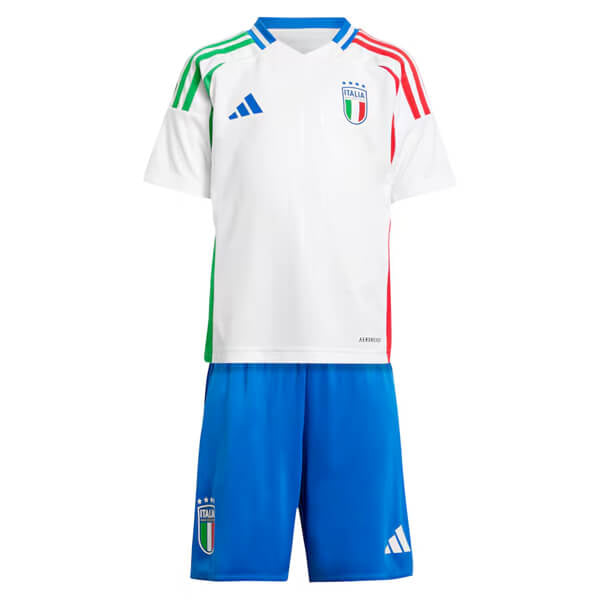 Conjunto Infantil Italia 2024/25 Branco - Modelo Torcedor