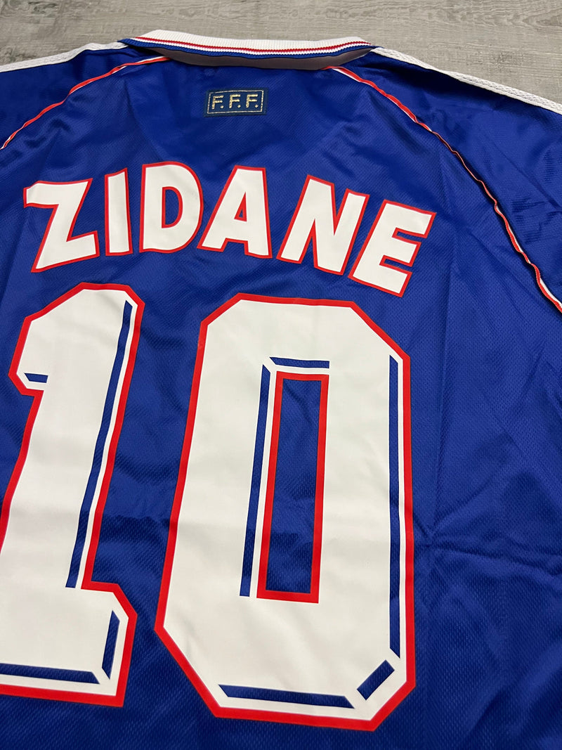Camisa Seleção França 1998 Azul Escuro - Modelo Retrô