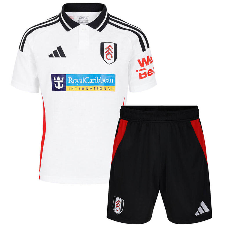 Conjunto Infantil  Fulham 2024/25 Branco - Modelo Torcedor