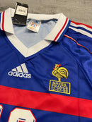 Camisa Seleção França 1998 Azul Escuro - Modelo Retrô