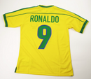 Camisa da Seleção Brasileira l 1998 Reedição Amarela - Modelo Retrô