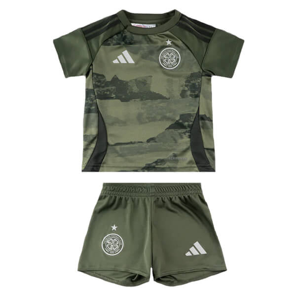 Conjunto Infantil Celtic 2024/25 Verde - Modelo Torcedor