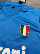 Camisa Napoli 1986/87 Azul - Modelo Retrô