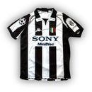 Camisa Juventus 1997/98  Preta e Branca - Modelo Retrô