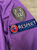 Camisa Real Madrid Roxa 2016/17 Manga Longa Masculina  - Modelo Retrô