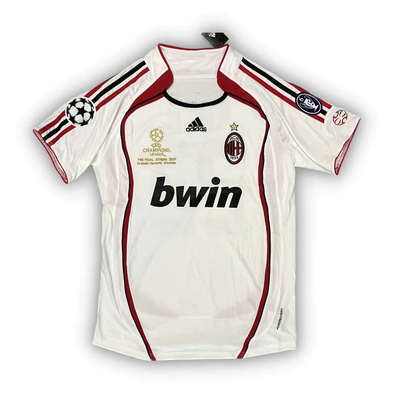 Camisa Milan 2006/07 Branca - Modelo Retrô