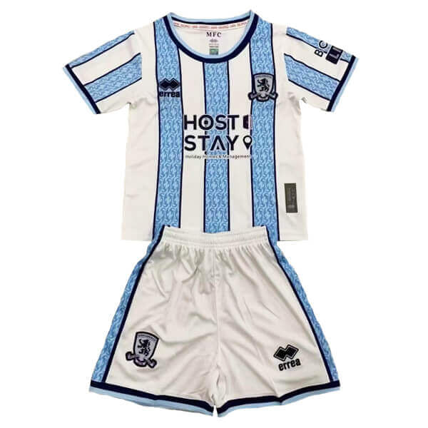 Conjunto Infantil Middlesbrough 2024/25 Azul - Modelo Torcedor