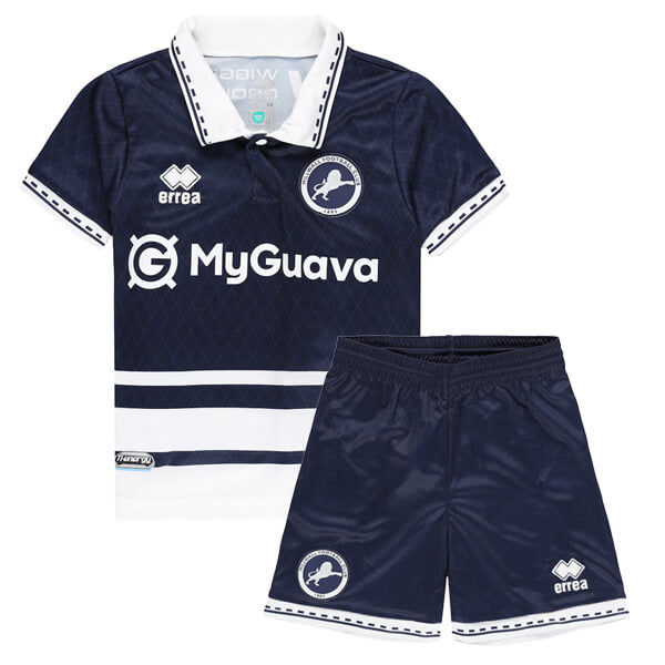 Conjunto Infantil Millwall 2024/25 Azul - Modelo Torcedor