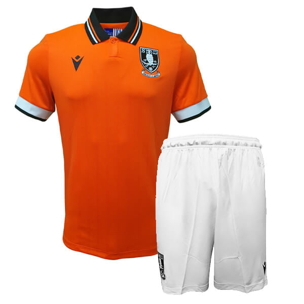 Conjunto Infantil Sheffield Wednesday 2024/25 Laranja - Modelo Torcedor