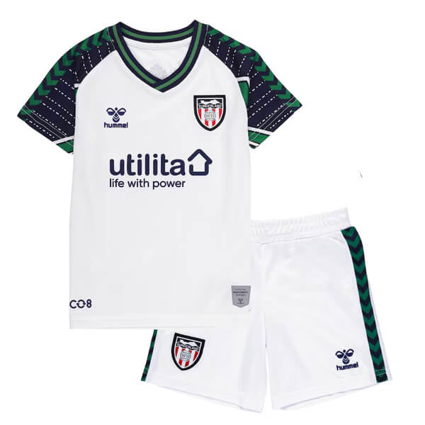 Conjunto Infantil Sunderland 2024/25 Branco - Modelo Torcedor