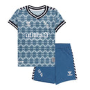 Conjunto Infantil Sunderland lll 2024/25 Azul - Modelo Torcedor
